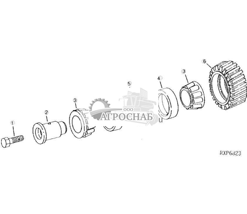 Reverse Idler Gear (12-Speed Syncro24-Speed PowrSync™) 
